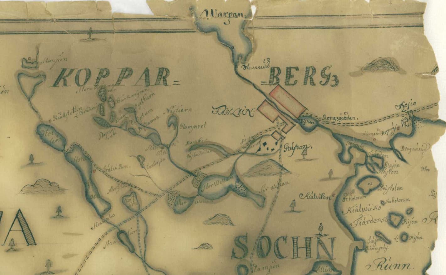 Gruvdrängarnas buller i Falun 1743